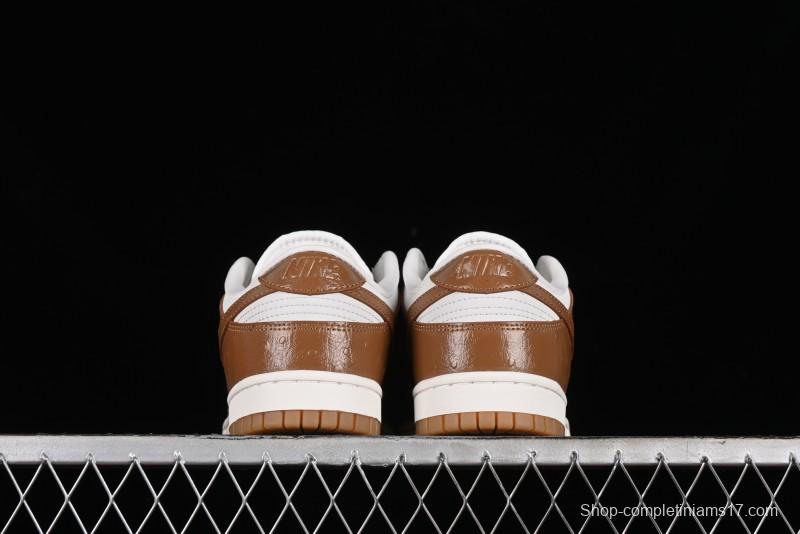 Nike Dunk Low LX SB Casual Skate Shoes in Brown Ostrich - FJ2260-001