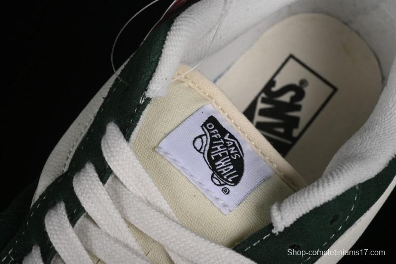 Vans Knu-Skool High Street American Retro Canvas Skate Shoes in Black Green - VN000CSQW3Z