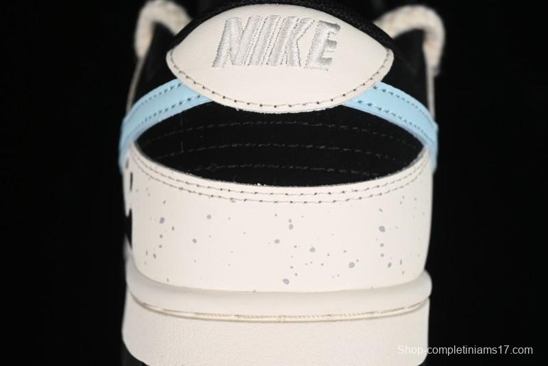 Nike Dunk Low SB Retro Vintage Panda Blueberry Casual Sneakers - DD1391-100