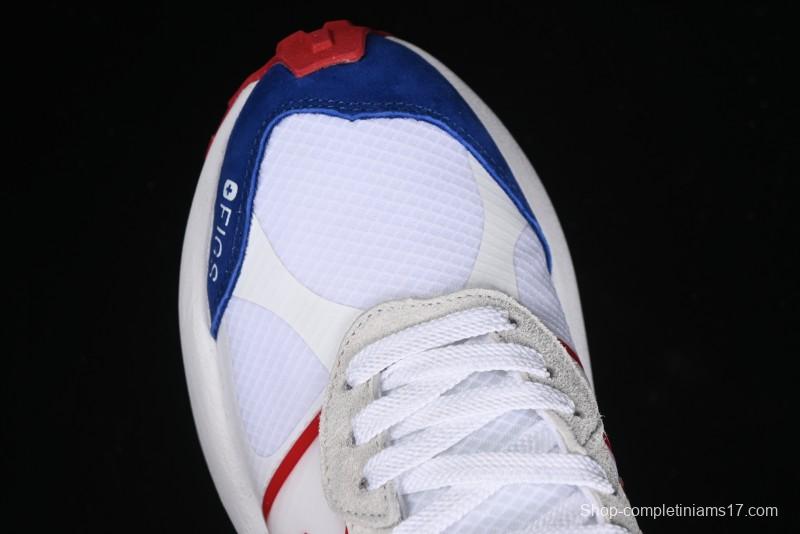 New Balance 3447 Series Retro Running Shoes with Textile and Leather Upper - U3447LA