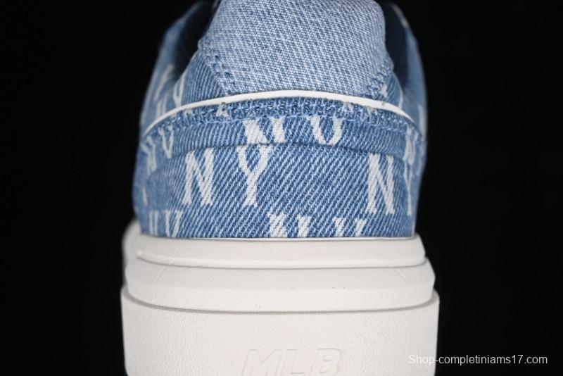New York Yankees MLB Chunky Liner Denim Basic Platform Sandals - 3ASXCDC4N50BLS