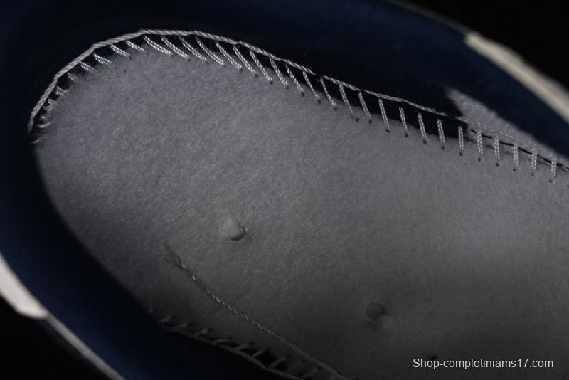 Nike Travis Scott x Fragment Design x Air Jordan 1 Low OG SP AJ1 Supreme Collaboration - White Navy Blue Low Top Casual Sneakers - XZ116