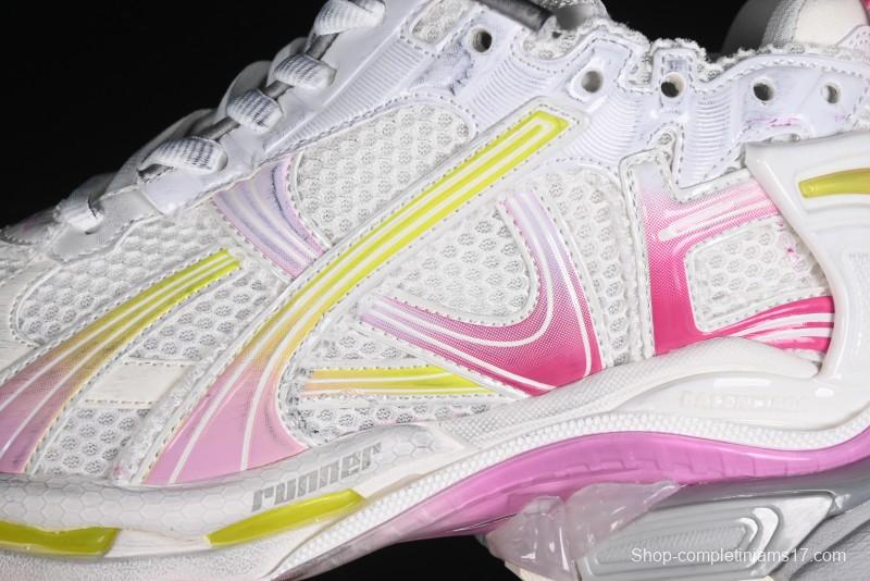 Balenciaga Runner Kith Four Color Retro Casual Sneakers - W3RMU9517