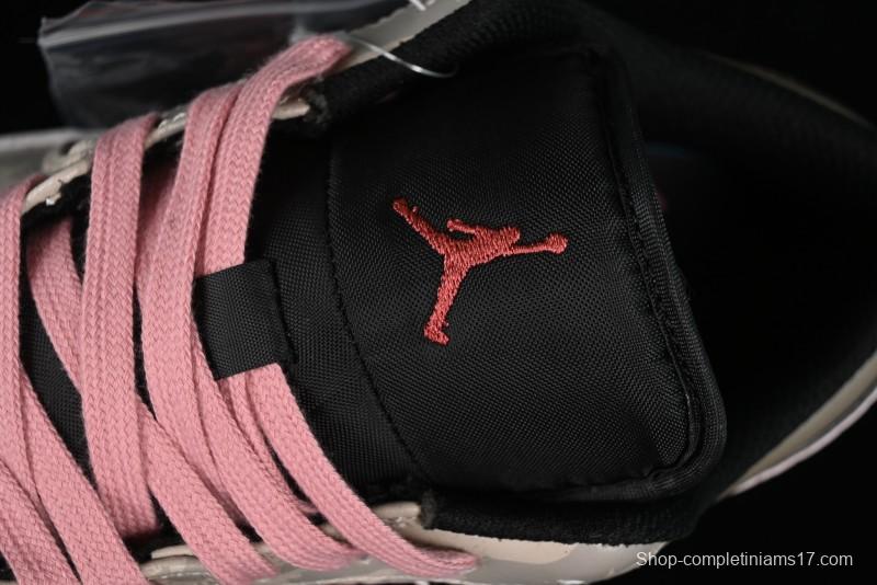 Nike Air Jordan 1 Low Retro Basketball Shoes with Panda Mischief Pioneer Knight Design - 553558-154