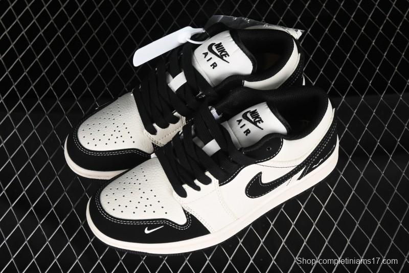 Nike Air Jordan 1 Low AJ1 Marvel Collaboration - Batman Custom High-End Low-Top Basketball Shoes - SJ6650-011