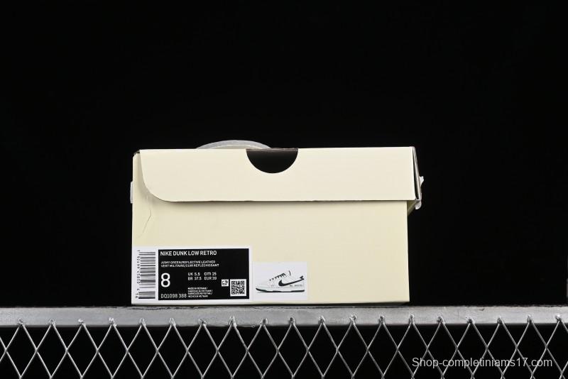 Nike SB Dunk Low NOCTA Anniversary Customized Low-Top Casual Sneakers with White and Green Swoosh - DQ1098-388