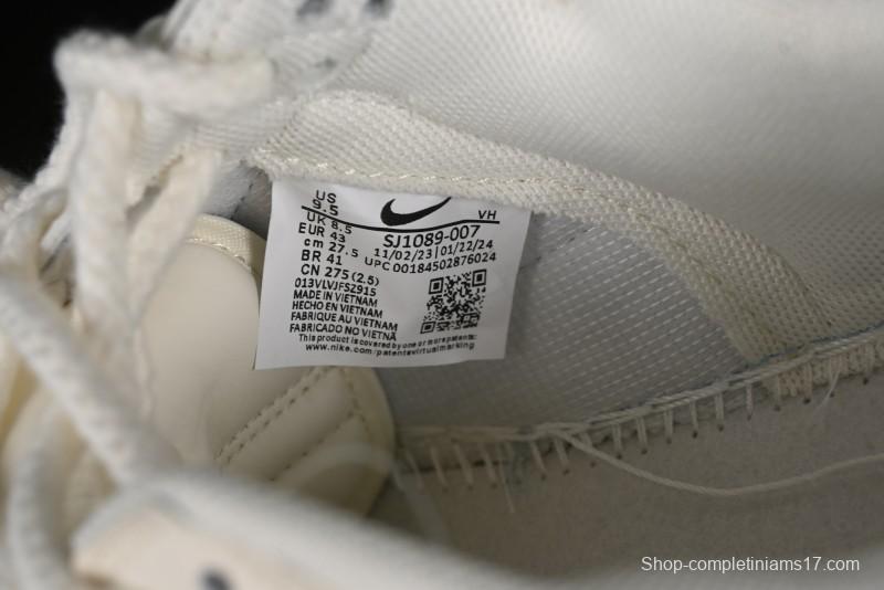 Nike SB Dunk Low Carhartt Collaboration - Off White Black Swoosh Anniversary Customized Low-Top Casual Skate Shoes - SJ1089-007