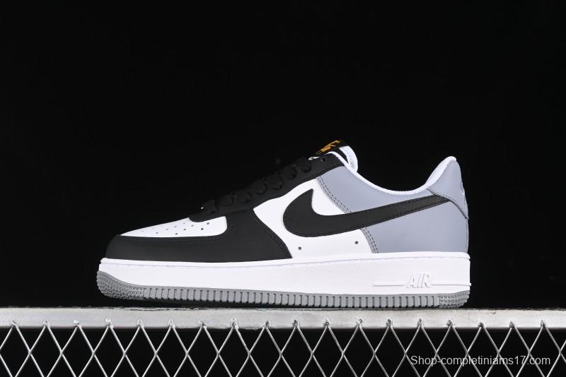 Nike Air Force 1 '07 Low Casual Sneakers in Black, White, and Gray - FB7162-081