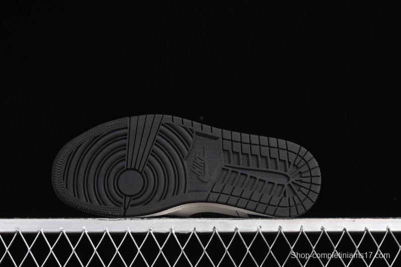 Nike Air Jordan 1 Low AJ1 Marvel Collaboration - Batman Custom High-End Low-Top Basketball Shoes - SJ6650-011