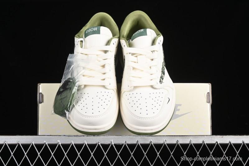 Nike Travis Scott x Fragment Design x Air Jordan 1 Low OG SP AJ1 Retro Sneakers - DM6688-605