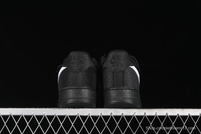 Nike Air Force 1 '07 Low White Black Starry Full Diamond Lace-Up Low-Top Casual Sneakers - ZH0316-032