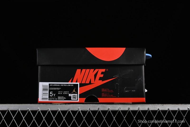 Nike Air Jordan 1 Low OG "Oxidized Green" Retro Basketball Shoes - CZ0775-133