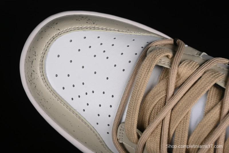 Nike Dunk Low Panda Prank Summer Theme Love Khaki Pudding Milk Tea SB Strap Low-Top Casual Sneakers - CW1590-100