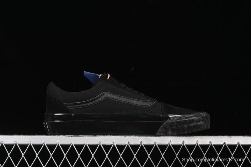 Vans Old Skool Premium Black Suede Retro Skate Shoes - VN000CXTBKA