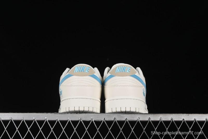Nike SB Dunk Low Stussy Anniversary Custom Low-Top Casual Skate Shoes - SJ2068-281