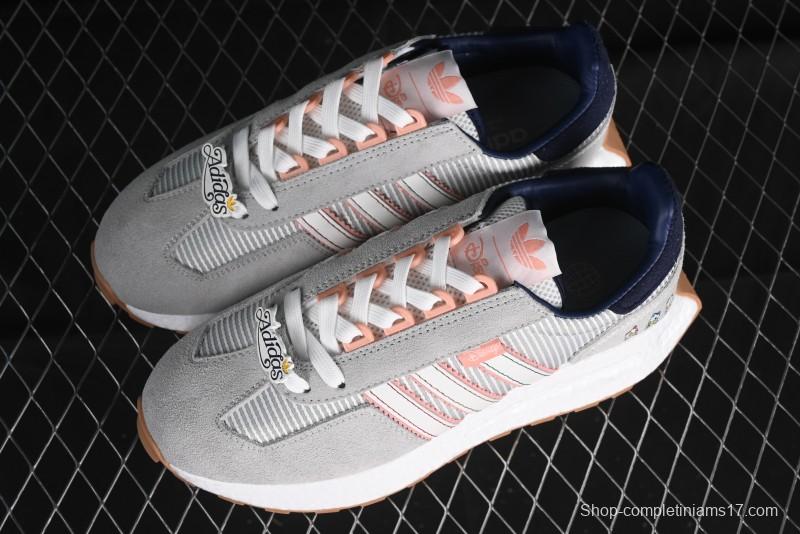 Adidas Retropy E5 Running Shoes with Popcorn Foam Technology - JR0107