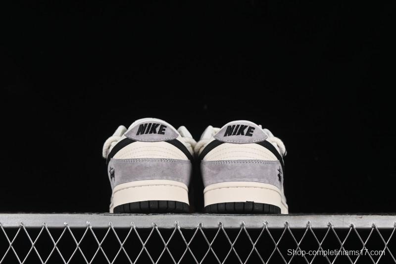 Nike SB Dunk Low Stussy Anniversary Edition Customized Low-Top Casual Skate Shoes - SJ2068-293