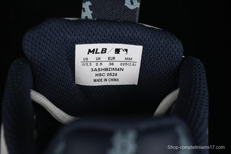 New York Yankees MLB Bigball Chunky Denim Monogram Platform Sneakers - 3ASHBDM4N43NYS