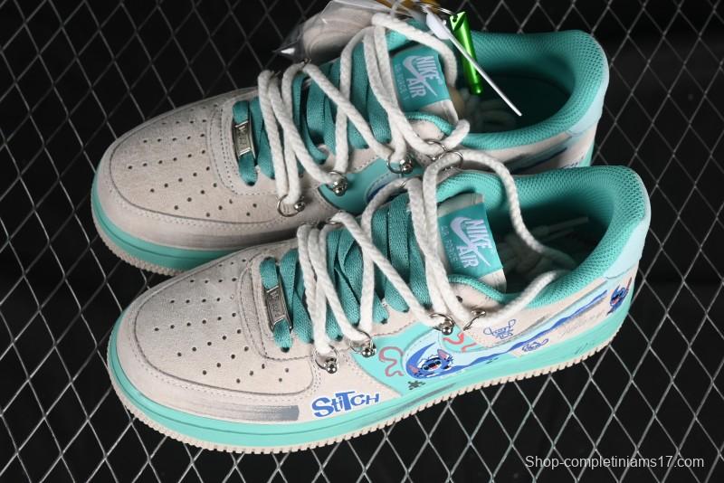 Nike Air Force 1 '07 Low x Stitch Casual Lace-Up Sneakers - DZ1328-222