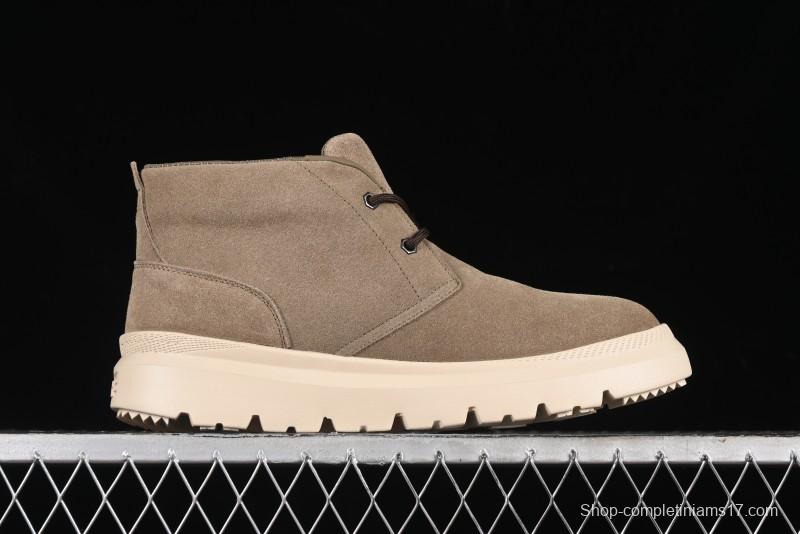 UGG Burleigh Chukka Comfort Flat Lace-Up Round Toe Casual Boots - 1151773