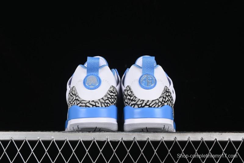 Nike Jordan Spizike Low AJ Hybrid Design Sneakers with Cracked Leather and Multi-Element Fusion - FQ1759-141