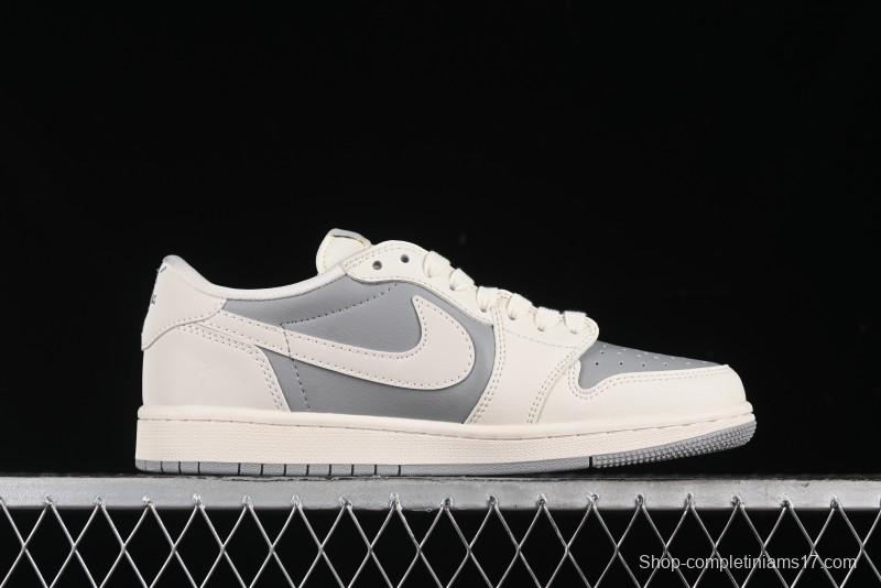 Nike Travis Scott x Fragment Design x Air Jordan 1 Low OG SP Casual Sneakers - BB6588-31
