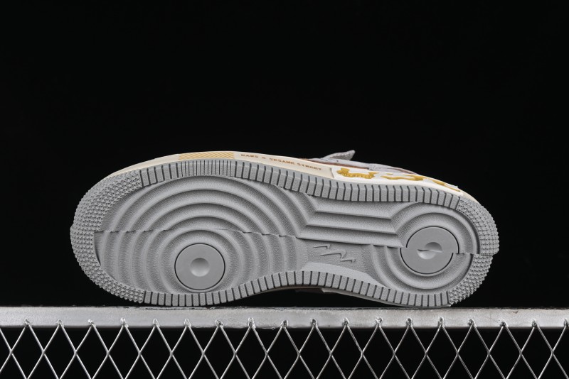 Nike Kaws x Air Force 1 '07 Low Custom Casual Sneakers - CW6688-806