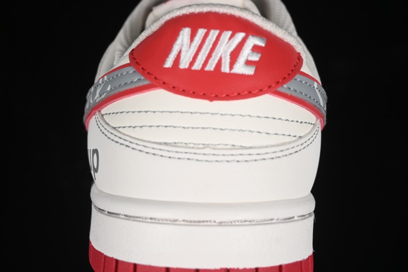 Nike SB Dunk Low SUP Collaboration - Signature Grey Check Anniversary High-End Custom Low-Top Casual Skate Shoes DJ2024-030