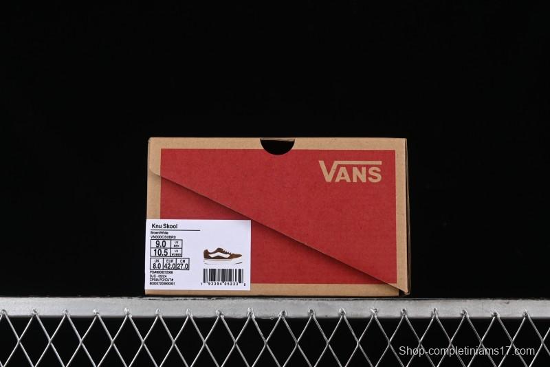 Vans Classics Knu Skool Retro Sneakers with Enlarged Toe and Thickened Trim - VN000CS0BR0