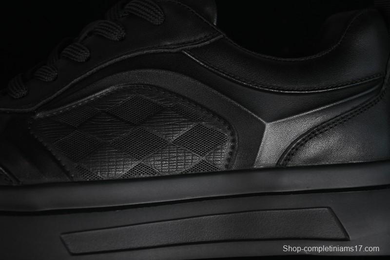 Ecco Street ACE Series Autumn New Retro Fashion Genuine Leather Platform Casual Sneakers - 63336101001