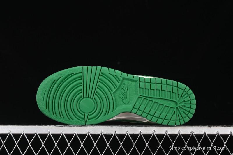 Nike SB Dunk Low Gucci Collaboration - Custom Patchwork Green Swoosh Anniversary Edition Low-Top Casual Skate Shoes - KK1688-053