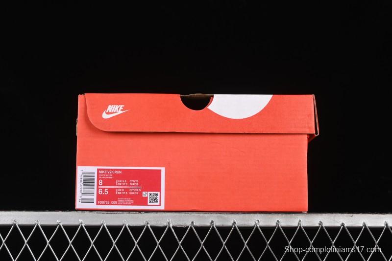 Nike V2K Runtekk 3XL Retro Low-Top Running Shoes with Shock Absorption and Anti-Slip Design - FD0736-005