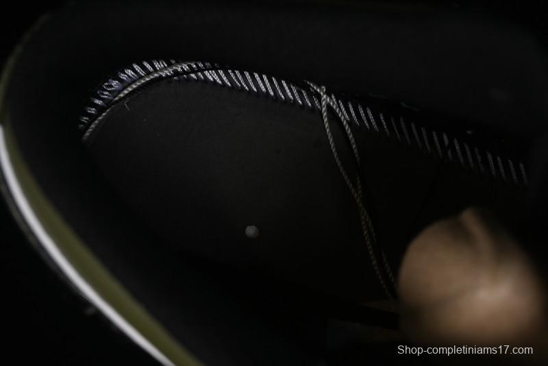 Nike Air Jordan 1 Low "Medium Olive" Casual Sneakers - 553558-092