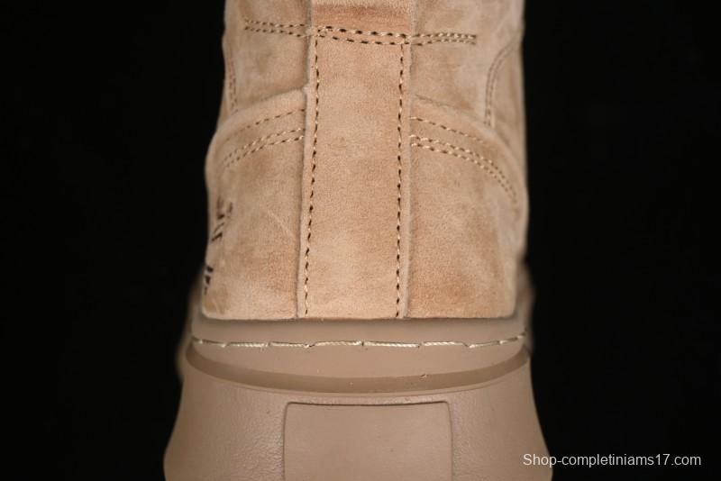 Timberland Outdoor Mid-Top Casual Martin Boots with Premium Suede Leather - TB10072SAND