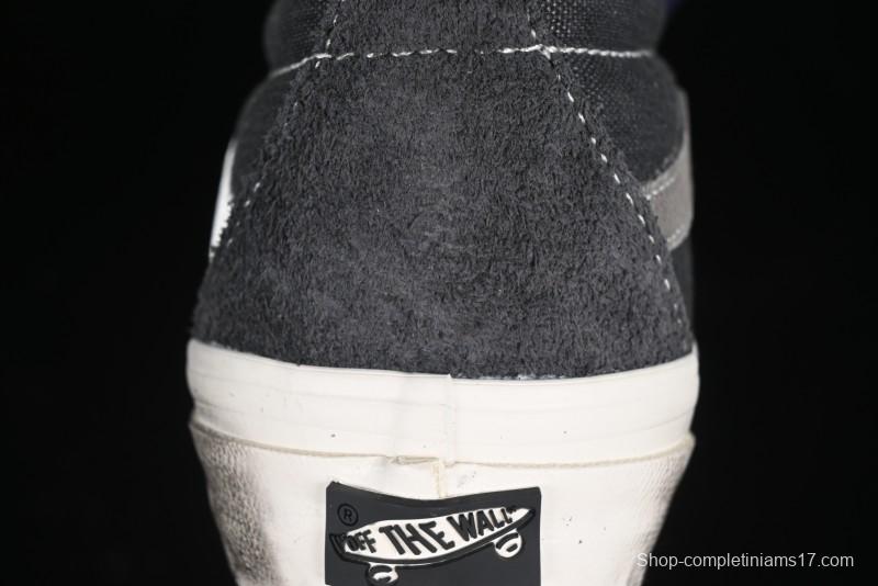 Vans Notre Premium Sk8-Hi High-Top Skate Shoes with Striped Design and Washed Effect - VN000CR0RVN