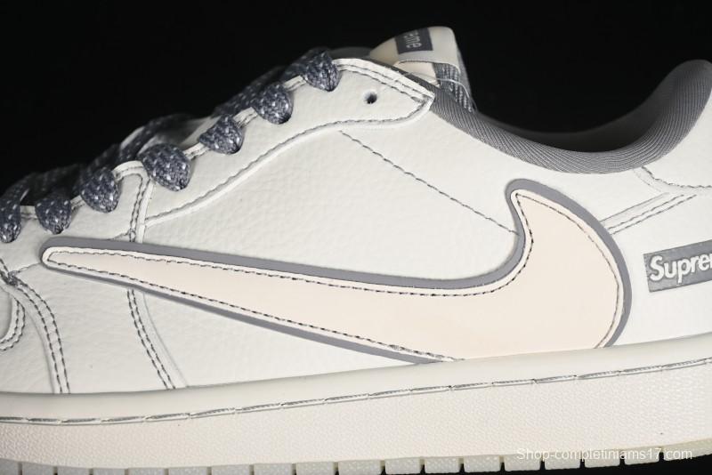 Nike Travis Scott x Fragment Design x Air Jordan 1 Low OG SP AJ1 Supreme Collaboration - CH6336-011