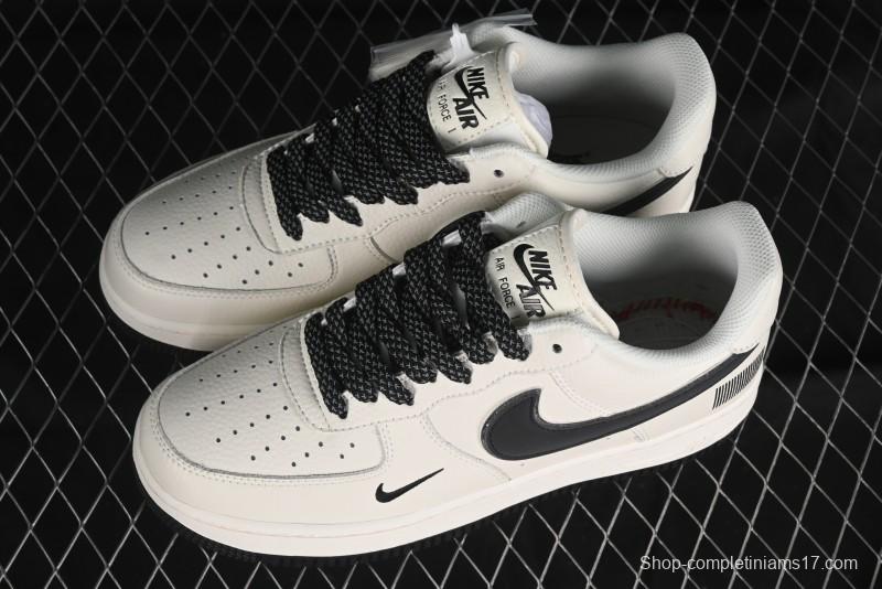 Nike Air Force 1 '07 Low QR Code Black Star Sneakers - CU1836-962