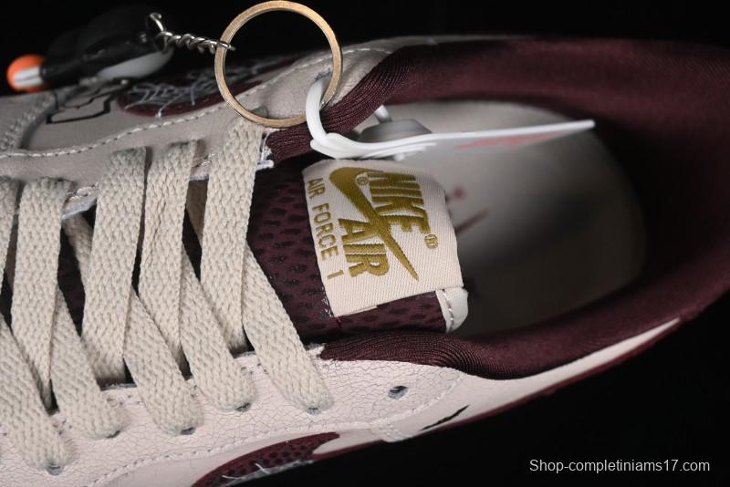 Nike Air Force 1'07 Low "Pumpkin Head" Halloween Themed Casual Sneakers - XL2321-888