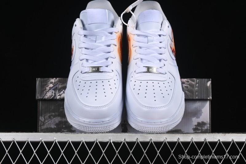 Nike Air Force 1 '07 Low Black Myth Wukong Themed Casual Sneakers - 315122-111