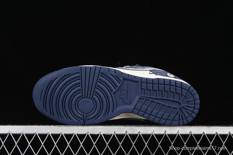 Nike SB Dunk Low Bape Collaboration Anniversary Edition Customized Low-Top Casual Sneakers - XY1688-008