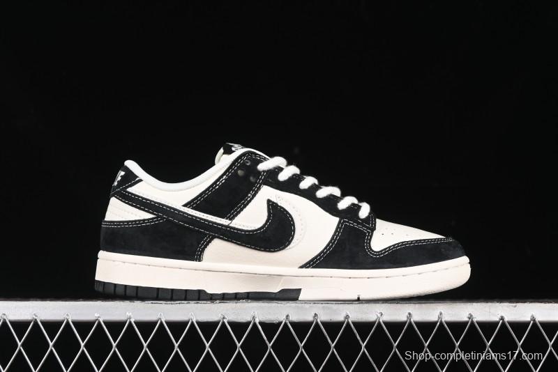 Nike SB Dunk Low Supreme x Bape Collaboration Anniversary Edition Custom Low-Top Casual Sneakers - SJ1089-018
