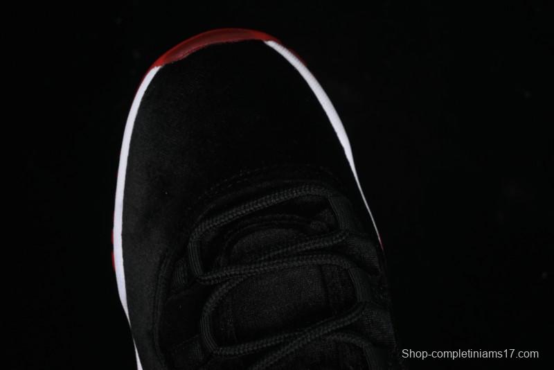 Nike Air Jordan 11 Retro Bred Velvet Basketball Shoes - DB5457-061