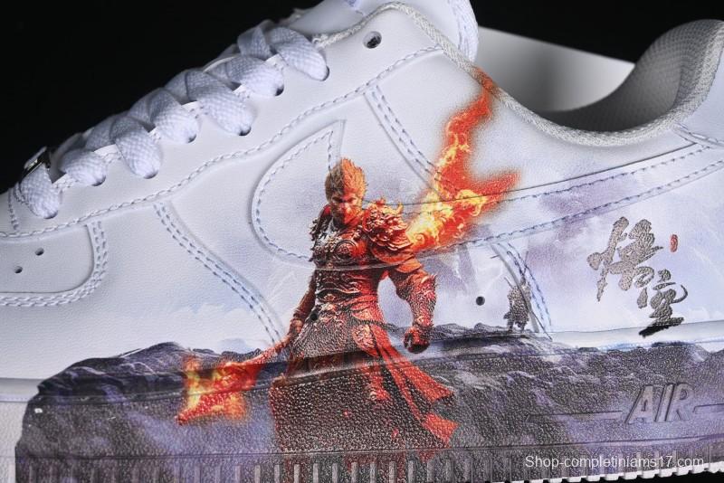 Nike Air Force 1 '07 Low Black Myth Wukong Themed Casual Sneakers - 315122-111