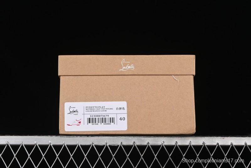 Christian Louboutin Astroloubi Comfortable Fashion Low-Top Sneakers White Red - X.D4