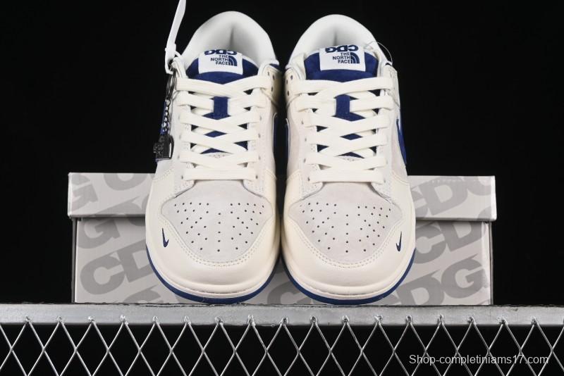 Nike SB Dunk Low The North Face Collaboration - Anniversary Edition Customized Low-Top Casual Skate Shoes - DQ10998-512