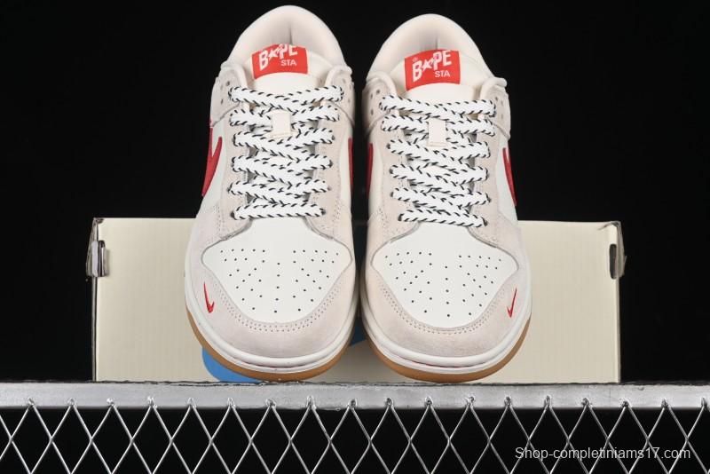 Nike SB Dunk Low BAPE Collaboration Anniversary Edition Custom Low-Top Casual Sneakers - CH6336-228