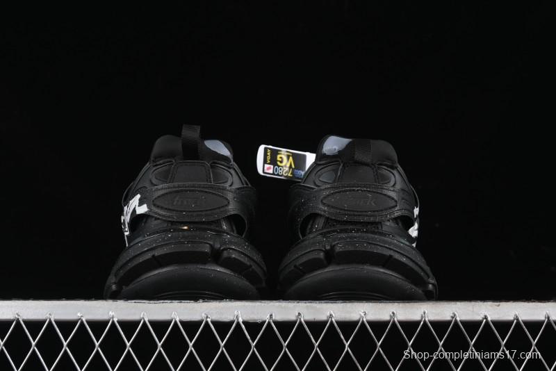 Balenciaga Track Sneaker with Transparent Heel Strap - WTRHW1090