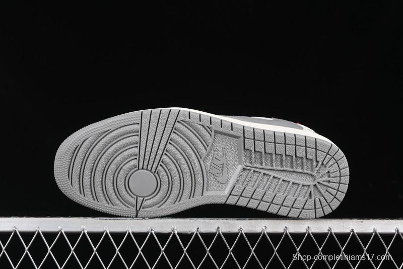 Nike Travis Scott x Fragment Design x Air Jordan 1 Low OG SP AJ1 Supreme North Face Collaboration - DIY1688-001