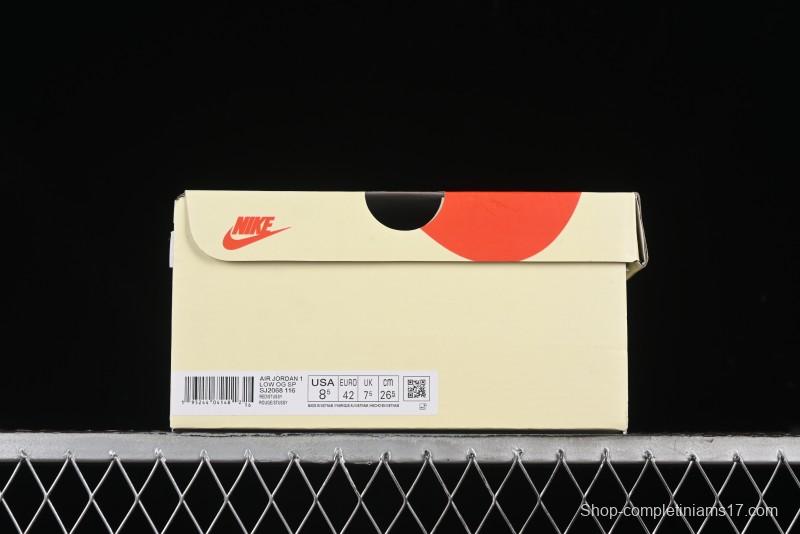 Nike Travis Scott x Fragment Design x Air Jordan 1 Low OG SP AJ1 Supreme Stussy Collaboration - SJ2