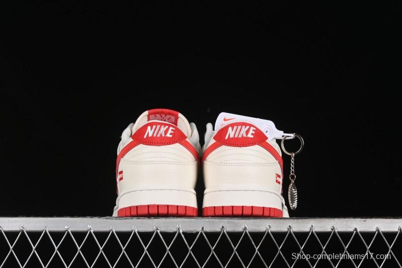 Nike SB Dunk Low Supreme Collaboration Anniversary Customized Low-Top Casual Sneakers - KK1688-031